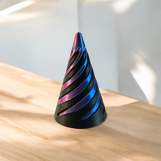 CONE VORTEX - Noir et Bicolore Mauve - Bleu